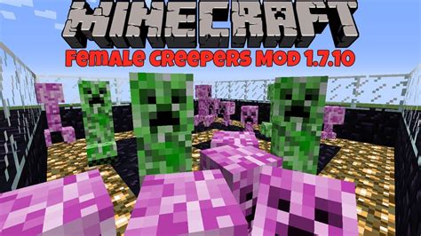 Minecraft Female Creepers Mod For 1710 Creepers 10 Things Minecraft
