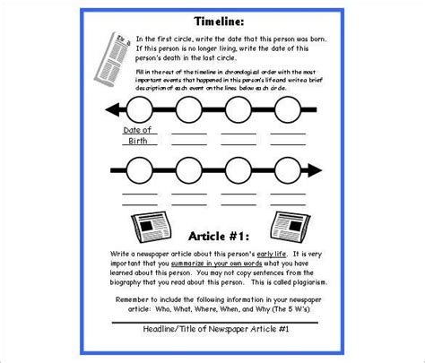 8 Biography Timeline Templates Doc Excel Free And Premium Templates