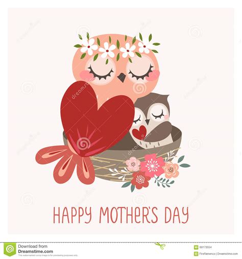 Happy Mothers Day Stock Vector Image 69173554