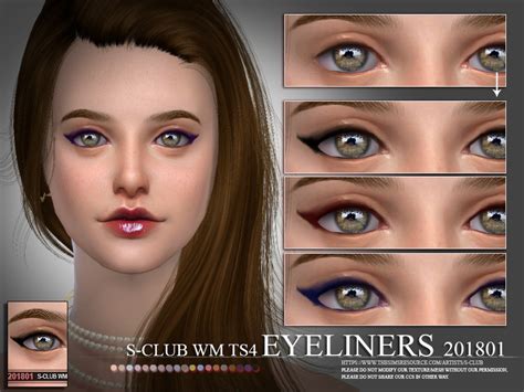 The Sims Resource S Club Wm Ts4 Eyeliners 201801