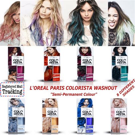 Wash the paste out fully and towel dry before admiring the results. LOREAL PARIS COLORISTA WASHOUT Semi-Permanent Hair Colour ...