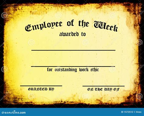Employee Of The Week Template Flyer Template