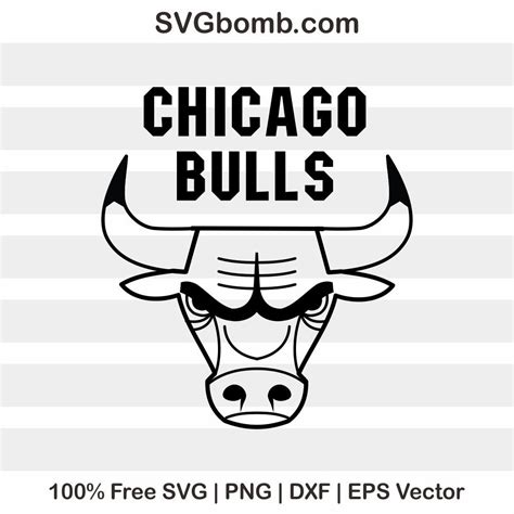 Then just save your new logo on to your computer! Chicago Bulls SVG Vector Image | SVGbomb.com