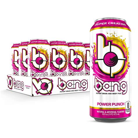 Buy Bang Power Punch Energy Drink 0 Calories Sugar Free With Super