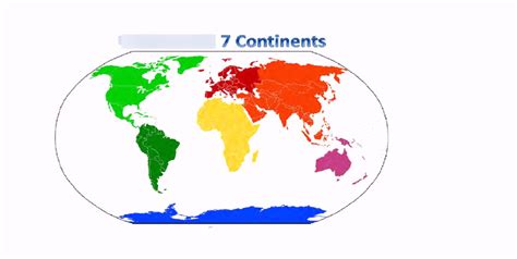 Name The 7 Continents Diagram Quizlet