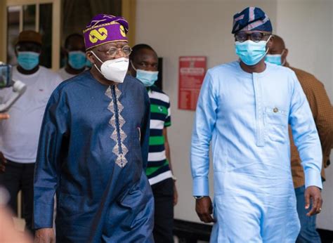 Photo News Sanwo Olu Receives Tinubu In Marina Pm News