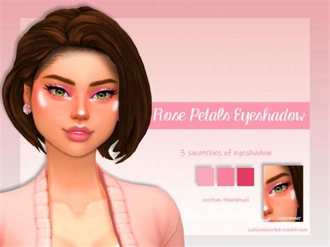 Rose Petals Eyeshadow By Ladysimmer94 At Tsr Sims 4 Updates