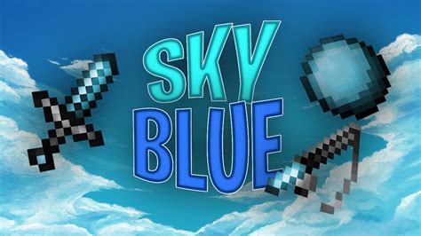 Sky Blue 16x Minecraft Resource Pack Youtube
