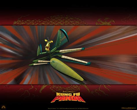 Master Mantis From Kung Fu Panda Movie Desktop Wallpaper