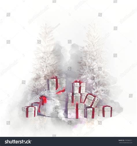 2018 year christmas trees heap t stock illustration 709386511 shutterstock