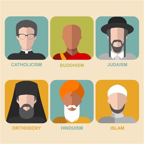 Premium Vector Collection Of Religious Characters