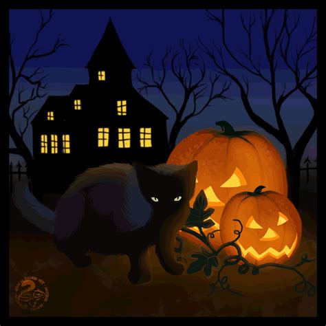 Best Happy Halloween 2023 Animated And 3d  Greeting Card Image
