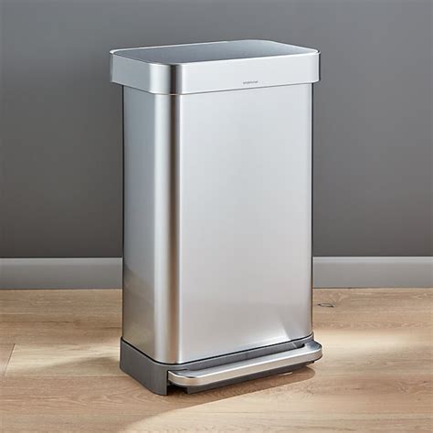 Our trash, recycling & compost category offers a great selection of kitchen waste bins and more. simplehuman ® 45-Liter/12-Gallon Stainless Steel Step ...