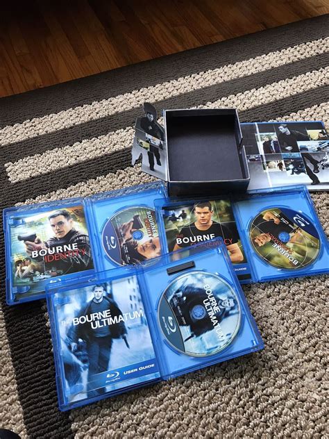 The Bourne Trilogy 3 Movie Bluray Box Set Matt Damon Ebay