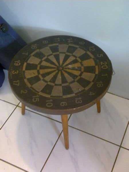 Dart Board Table Funky Furniture Upcycled Furniture Shabby Chic