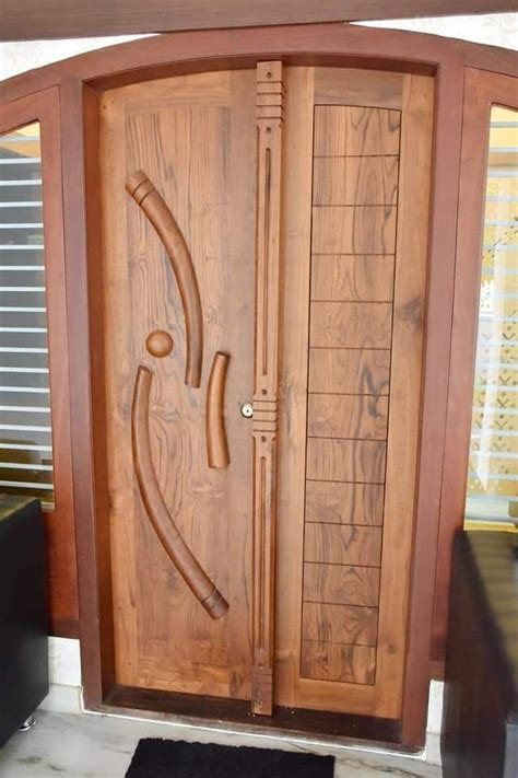 Exterior Hinged Teak Wood Double Door Size Custom Rs 15500 Piece