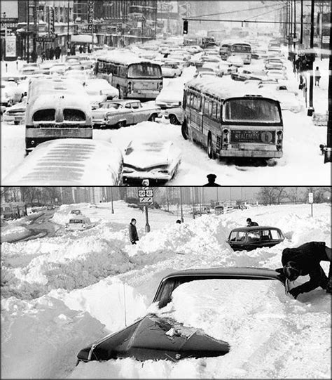 Chicago Blizzard of 1967.Only two days before, the temperature had