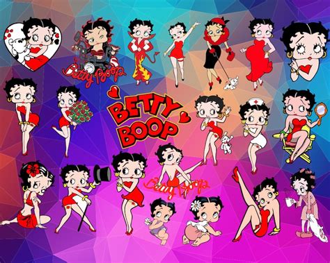Betty Boop Svg Easy Cut Betty Boop Png Silhouette Cut File Etsy
