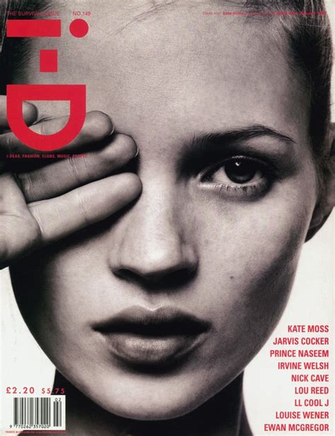10 Iconic Kate Moss I D Covers Id Magazine Magazine Cover I D