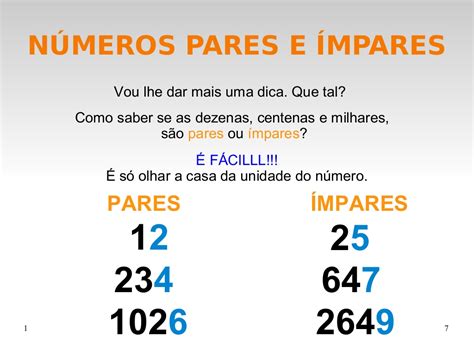 NÚmeros Pares E Ímpares Atividades De Matemática