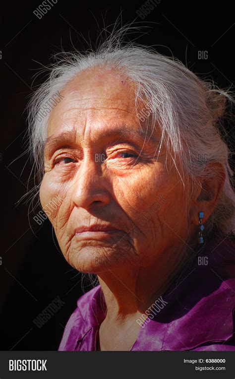 Elderly Navajo Woman Image And Photo Free Trial Bigstock