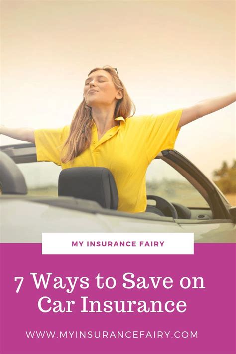 7 Ways To Save On Car Insurance My Insurance Fairy Picture For You