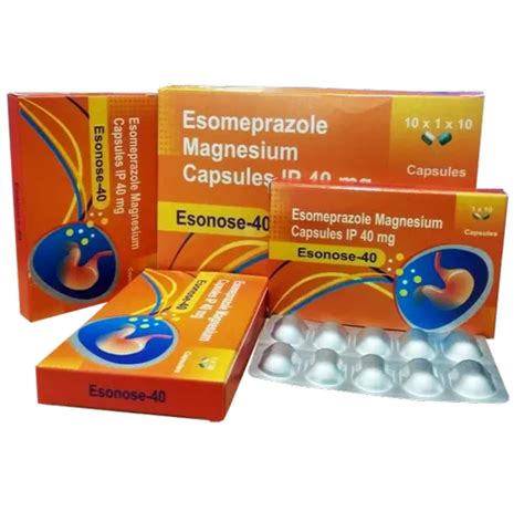 Esonose 40 Esomeprazole Magnesium Capsule 10x1x10 Non Prescription At