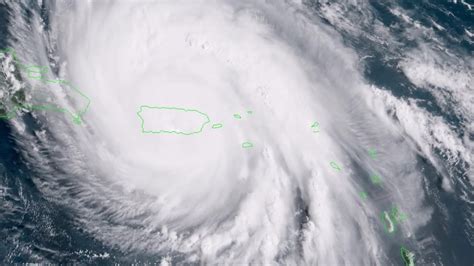 Hurricane Maria Makes Landfall On Puerto Rico Youtube