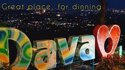 Hilltop Vista View Resto Overlooking Place Davao City Eftams Youtube