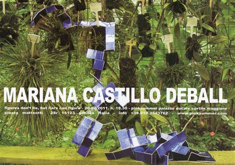 Nata a città del messico nel 1975. Mariana Castillo Deball - Figures don't lie but liars can ...