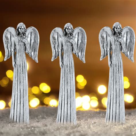 Silver Angels Sets Romantic Titanium Bracelet And Angel S Heart Key