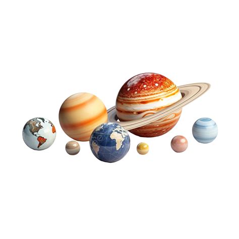 3d Illustration Of The Planets Of Our Solar System Space Exploration