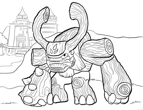 Print this reptile water skylander to color at home or click on the icon to color online. Tree Rex Skylanders Coloring Page - Free Coloring Pages Online