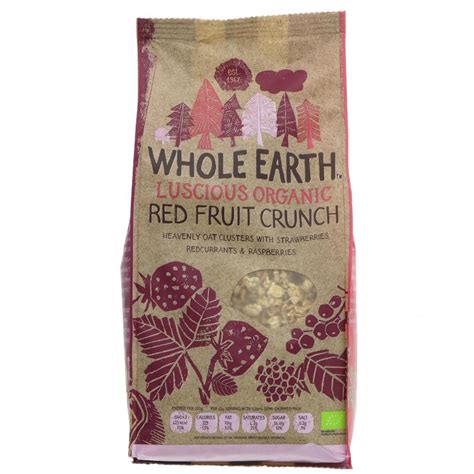 Muesli Red Fruit Crunch Whole Earth Macleod Organics