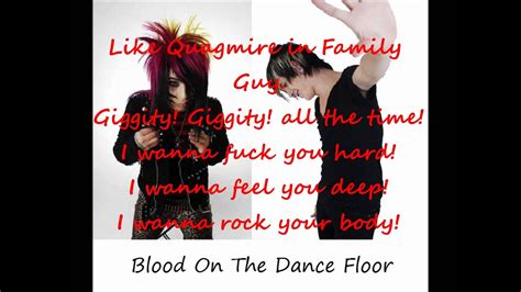 Blood On The Dance Floor Sexting With Lyrics Youtube