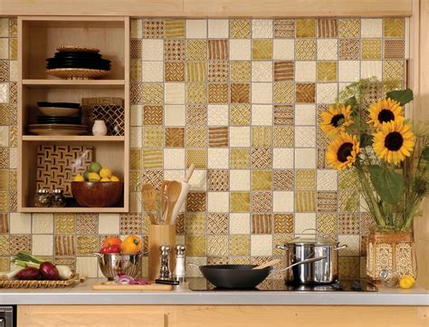 Patchwork Tile Backsplash By Pratt And Larson Kitchen Style Rustic