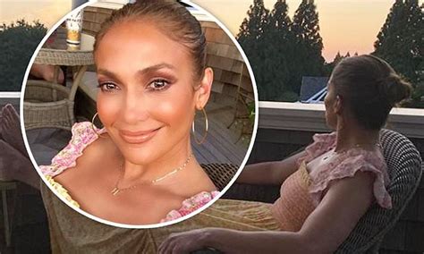 Jennifer Lopez Teases New Cosmetics Line As She Puts On Glowing Display