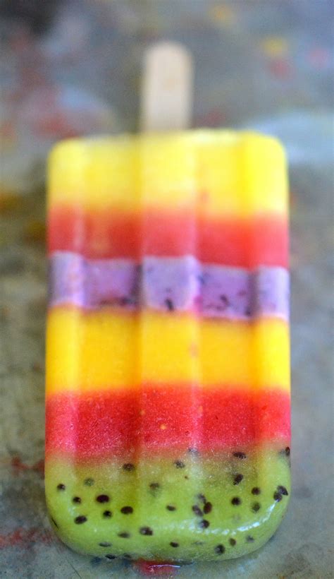 Whole Fruit Popsicles ~~~ Deliciously Clean Eating Fruit Pops