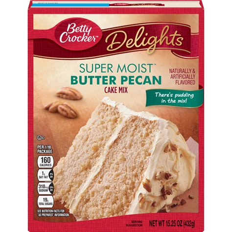 Betty Crocker Super Moist Butter Pecan Cake Mix 152 Oz