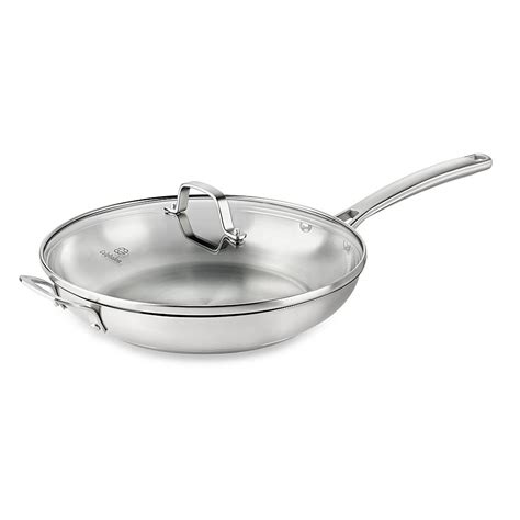 Calphalon Classic Stainless Steel 12 Covered Fry Pan With Helper