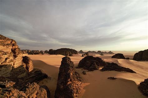 Hd Wallpaper Algeria Tassili Najjer Sahara Sand Desert Landscape