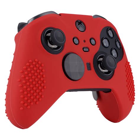 Red Anti Slip Silicone Skin And Thumb Grip For Xbox One