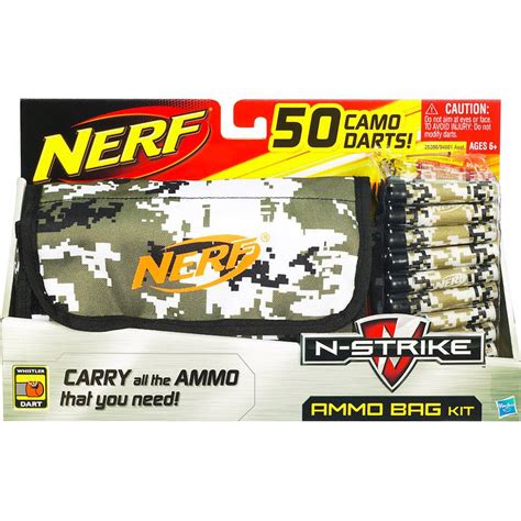 Nerf Ammo Bag With Printed Whistle Darts