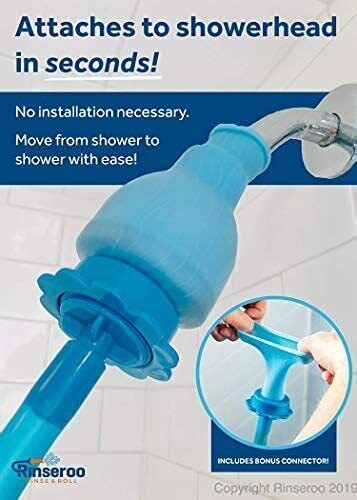 Rinseroo Slip On Handheld Showerhead Attachment Hose For Sink And
