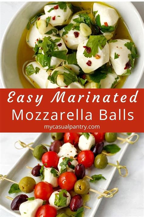Marinated Mozzarella Balls This Easy Appetizer Comes Together With
