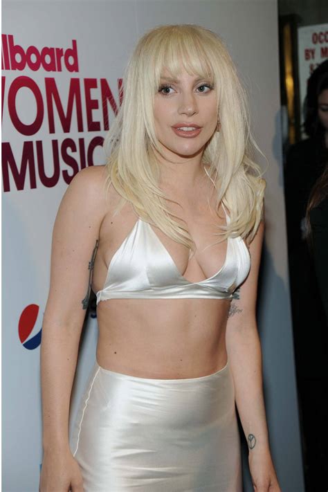 Lady Gaga Arrives At Billboards Women In Music Celeb Donut