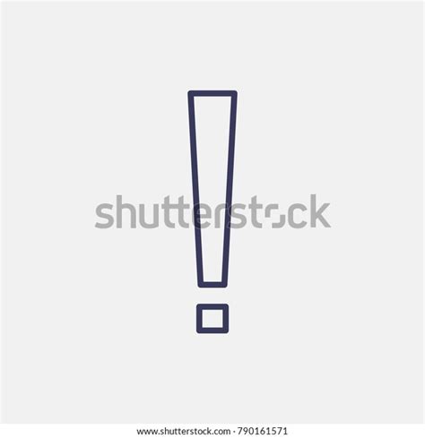 Outline Interjection Icon Illustration Isolated Vector Stock Vector