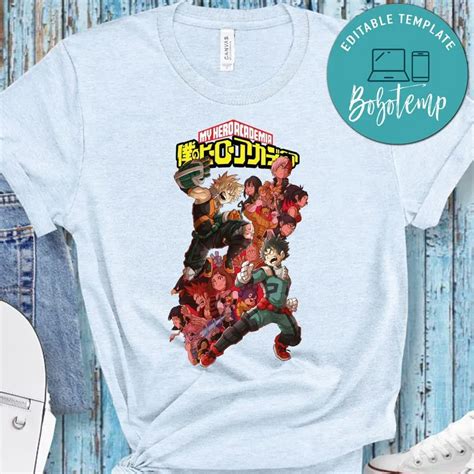 Anime My Hero Academia Shirt Bobotemp