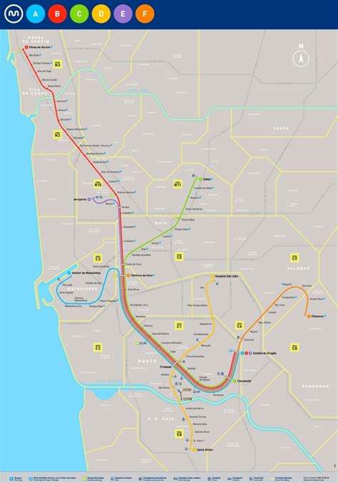 Porto Metro Map
