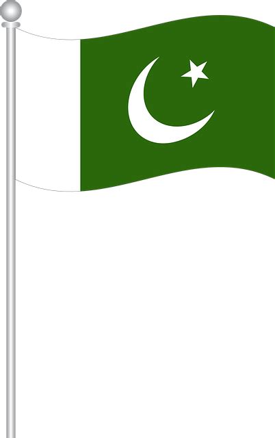 Flag Of Pakistan Free Vector Graphic On Pixabay